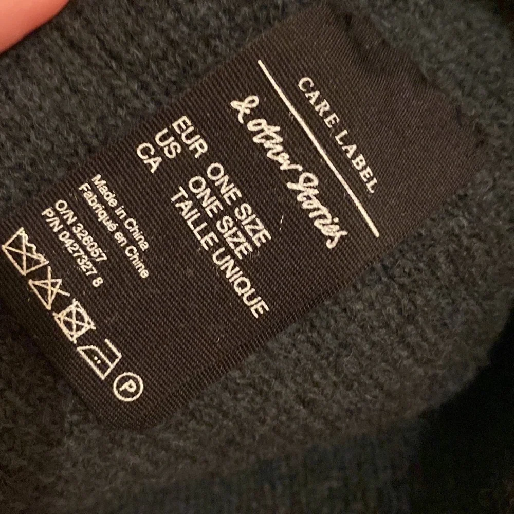 & Other Stories Forest Green Knit WOOL BLEND Hat